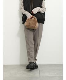 Samansa Mos2 blue | 【吸湿発熱】マルチスタイルテーパードパンツ(その他パンツ)