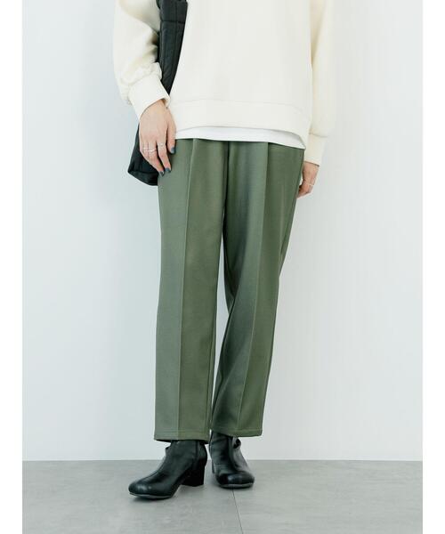 Samansa Mos2 blue（サマンサモスモスブルー）の「【吸湿発熱】マルチスタイルテーパードパンツ（その他パンツ・レディース・チャコールグレー/カーキ/キャメル/キナリ/ベージュ/ネイビー/ブラック・S/L/M/SS）」の6枚目の写真