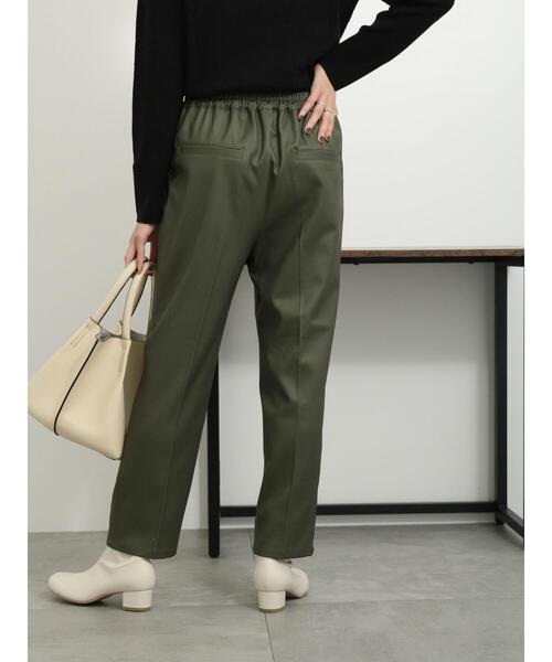 Samansa Mos2 blue（サマンサモスモスブルー）の「【吸湿発熱】マルチスタイルテーパードパンツ（その他パンツ・レディース・チャコールグレー/カーキ/キャメル/キナリ/ベージュ/ネイビー/ブラック・S/L/M/SS）」の8枚目の写真