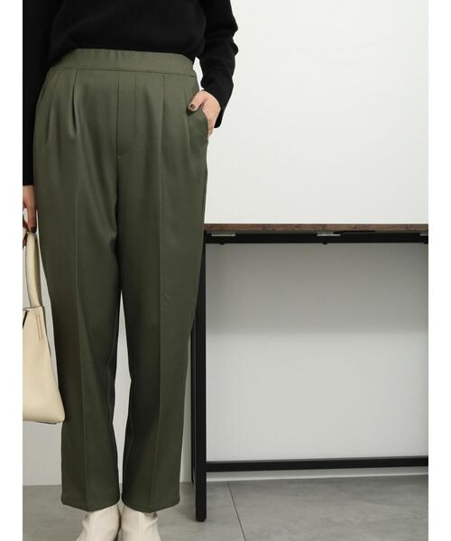 Samansa Mos2 blue（サマンサモスモスブルー）の「【吸湿発熱】マルチスタイルテーパードパンツ（その他パンツ・レディース・チャコールグレー/カーキ/キャメル/キナリ/ベージュ/ネイビー/ブラック・S/L/M/SS）」の11枚目の写真