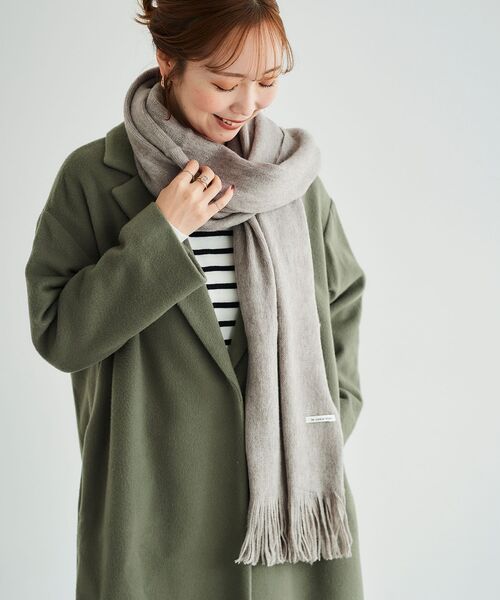 le.coeur blanc（ルクールブラン）の「シャギーカラーストール（ストール/ショール・レディース・ライトグレー/ベージュ/サックスブルー・FREE）」の5枚目の写真