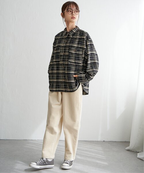 LBC（エルビーシー）の「モールチェックＣＰＯシャツ（シャツ/ブラウス・レディース・グリーン/ブラック・M）」の19枚目の写真