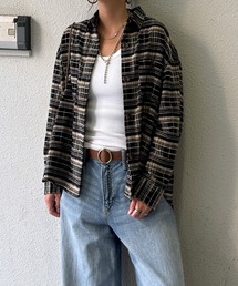 モールチェックCPOシャツ
