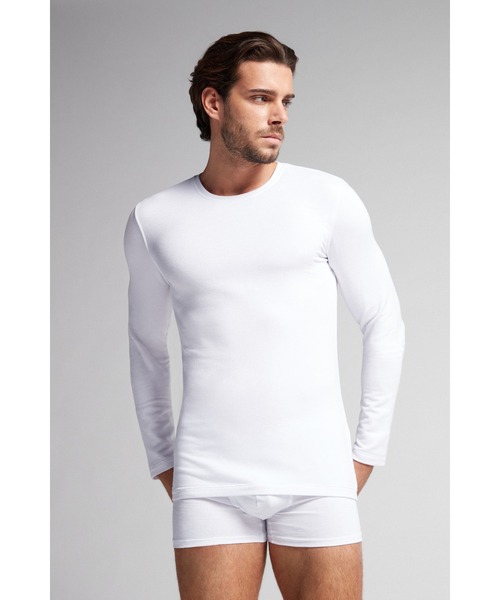 モダール＆カシミヤ ロングスリーブ トップス（Tシャツ/カットソー）｜Intimissimi（インティミッシミ）