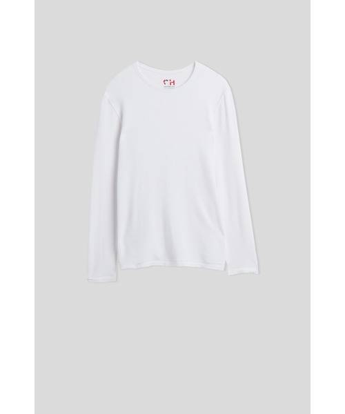 Intimissimi(インティミッシミ)の「モダール&カシミヤ ロングスリーブ トップス(Tシャツ/カットソー・メンズ・ヘザーチャコール/ホワイト/ブラック/ダークネイビー・L/XL/S/M)」の7枚目の写真