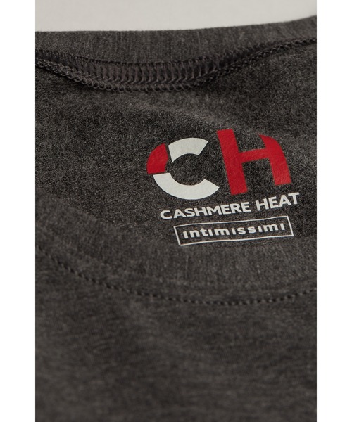 Intimissimi(インティミッシミ)の「モダール&カシミヤ ロングスリーブ トップス(Tシャツ/カットソー・メンズ・ヘザーチャコール/ホワイト/ブラック/ダークネイビー・L/XL/S/M)」の16枚目の写真
