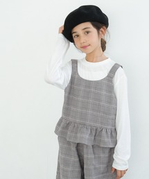 coca（coca） | キッズ　チェックビスチェTシャツセット(Tシャツ/カットソー)