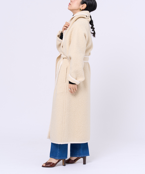 IENA IENA LA BOUCLE RICCHERI ショールコート IENA IENA LA BOUCLE RICCHERI ショールコート