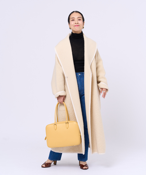 IENA IENA LA BOUCLE RICCHERI ショールコート IENA（イエナ）の「RICCHERI ショールコート（その他アウター）」 - WEAR