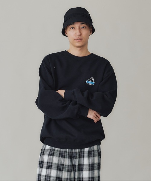 XLARGE(エクストララージ)の「【販売終了】SLANTED OG CREWNECK SWEATSHIRT(スウェット・メンズ・グリーン/ブラック/ネイビー/グレー・M/L/XL/S)」の14枚目の写真