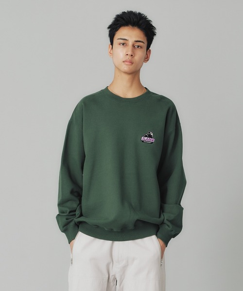 XLARGE(エクストララージ)の「【販売終了】SLANTED OG CREWNECK SWEATSHIRT(スウェット・メンズ・グリーン/ブラック/ネイビー/グレー・M/L/XL/S)」の18枚目の写真