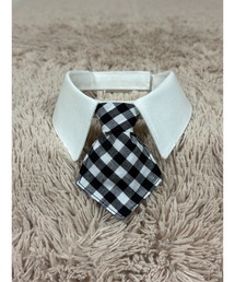 tone（トーン）の「【MocoHouse】襟付きネクタイ 犬用ネクタイ/ペット用ネクタイ(SU)（リード/ハーネス/首輪）」