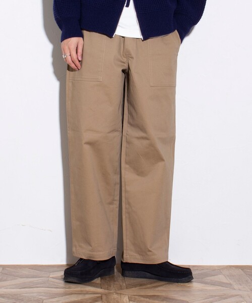 GLOSTER（グロスター）の「【GLOSTER/グロスター】GOODNESS ミリタリーベイカーパンツ（その他パンツ・メンズ・オリーブ/ネイビー/ベージュ・L/S/M）」の5枚目の写真