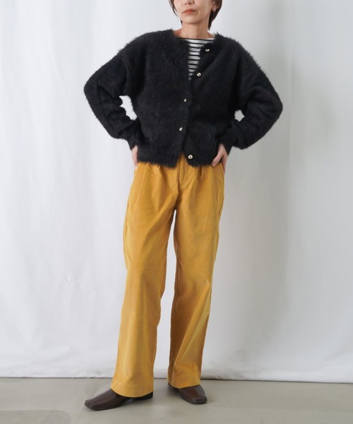 LUCA/LADY LUCK LUCA（ルカ/レディラックルカ）の「LC/LLL フェザーニットカーディガン（カーディガン/ボレロ・レディース・ピンク/ブラック/グレー/ライトベージュ・FREE）」の20枚目の写真