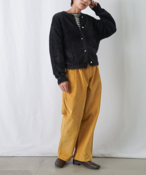 LUCA/LADY LUCK LUCA（ルカ/レディラックルカ）の「LC/LLL フェザーニットカーディガン（カーディガン/ボレロ・レディース・ピンク/ブラック/グレー/ライトベージュ・FREE）」の21枚目の写真