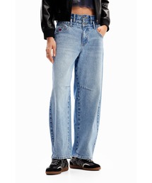 Desigual | ダブルウエスト バルーンジーンズ(デニムパンツ)