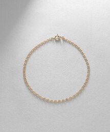 COCOSHNIK K18フラワークロスチェーン ブレスレット K18フラワークロスチェーン ブレスレット（ブレスレット