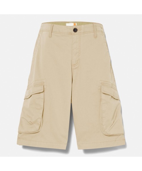 Timberland（ティンバーランド）の「ヘリテージ リラックス ツイル カーゴ ショーツ メンズ（カーゴパンツ・メンズ・ライトブラウン/ダークブルー・29inch/30inch/31inch/32inch/33inch/34inch/36inch/38inch）」の5枚目の写真