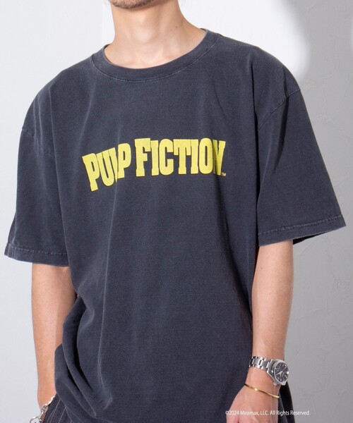 GOOD ROCK SPEED（グッドロックスピード）の「【新柄追加】【GOOD ROCK SPEED】PLUP FICTION ピグメントTシャツ（Tシャツ/カットソー・メンズ・ブラック系その他/ブラック系その他3/ブラック系その他2/ブラック系その他4・M/L）」の8枚目の写真