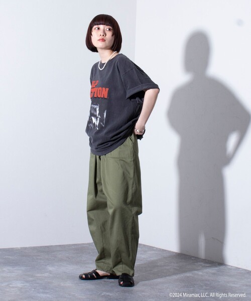 GOOD ROCK SPEED（グッドロックスピード）の「【新柄追加】【GOOD ROCK SPEED】PLUP FICTION ピグメントTシャツ（Tシャツ/カットソー・メンズ・ブラック系その他/ブラック系その他3/ブラック系その他2/ブラック系その他4・M/L）」の10枚目の写真