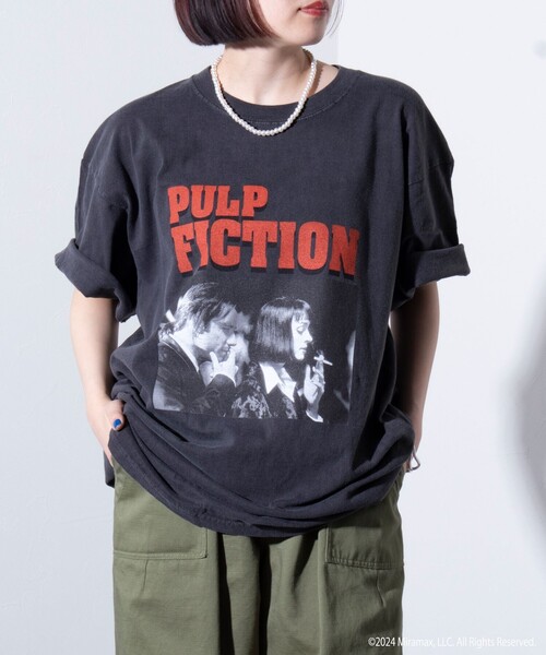 GOOD ROCK SPEED（グッドロックスピード）の「【新柄追加】【GOOD ROCK SPEED】PLUP FICTION ピグメントTシャツ（Tシャツ/カットソー・メンズ・ブラック系その他/ブラック系その他3/ブラック系その他2/ブラック系その他4・M/L）」の12枚目の写真