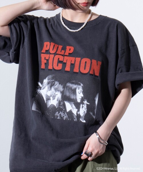 新柄追加】【GOOD ROCK SPEED】PLUP FICTION ピグメントTシャツ