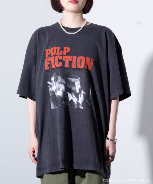 GOOD ROCK SPEED（グッドロックスピード）の「【新柄追加】【GOOD ROCK SPEED】PLUP FICTION ピグメントTシャツ（Tシャツ/カットソー・メンズ・ブラック系その他/ブラック系その他3/ブラック系その他2/ブラック系その他4・M/L）」の15枚目の写真