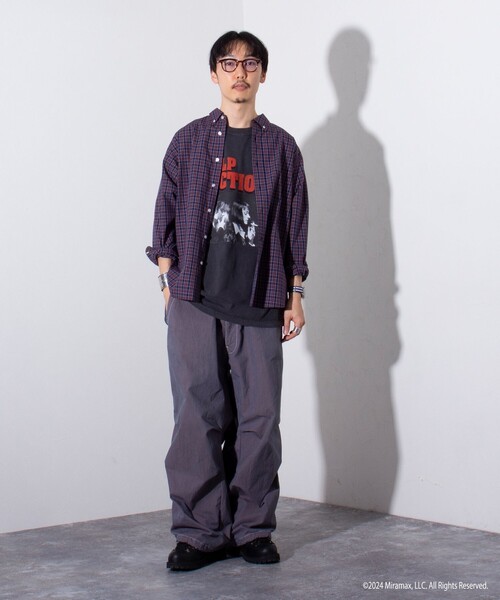 GOOD ROCK SPEED（グッドロックスピード）の「【新柄追加】【GOOD ROCK SPEED】PLUP FICTION ピグメントTシャツ（Tシャツ/カットソー・メンズ・ブラック系その他/ブラック系その他3/ブラック系その他2/ブラック系その他4・M/L）」の16枚目の写真