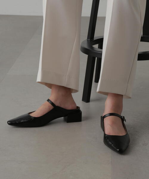 FREE'S MART（フリーズマート）の「◆メリージェーンミュール（パンプス・レディース・ブラック系その他/ゴールド/ブラック・SMALL/MEDIUM）」の13枚目の写真