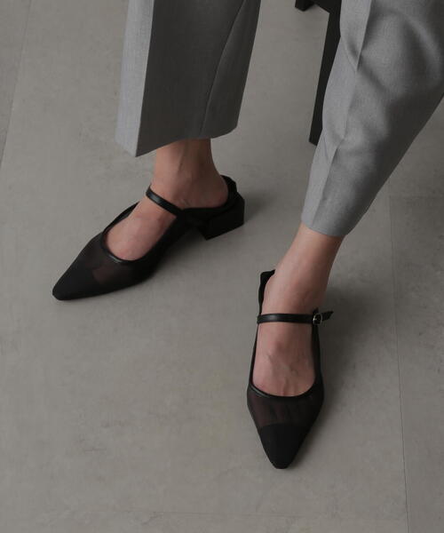 FREE'S MART（フリーズマート）の「◆メリージェーンミュール（パンプス・レディース・ブラック系その他/ゴールド/ブラック・SMALL/MEDIUM）」の16枚目の写真