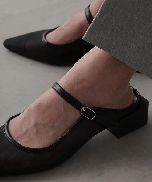 FREE'S MART（フリーズマート）の「◆メリージェーンミュール（パンプス・レディース・ブラック系その他/ゴールド/ブラック・SMALL/MEDIUM）」の18枚目の写真