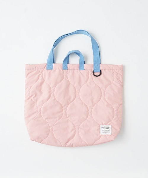 CIAOPANIC TYPY（チャオパニックティピー）の「【WEB限定】【KIDS】【New TYPY Life】キルティングレッスンバッグ（トートバッグ・キッズ・カーキ/ブラック/ピンク・ONE SIZE）」の17枚目の写真