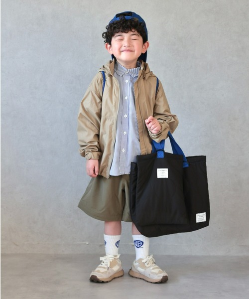 CIAOPANIC TYPY（チャオパニックティピー）の「【WEB限定】【KIDS】【New TYPY Life】キルティングレッスンバッグ（トートバッグ・キッズ・カーキ/ブラック/ピンク・ONE SIZE）」の19枚目の写真