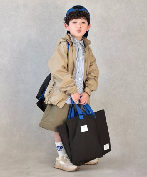 CIAOPANIC TYPY（チャオパニックティピー）の「【WEB限定】【KIDS】【New TYPY Life】キルティングレッスンバッグ（トートバッグ・キッズ・カーキ/ブラック/ピンク・ONE SIZE）」の20枚目の写真