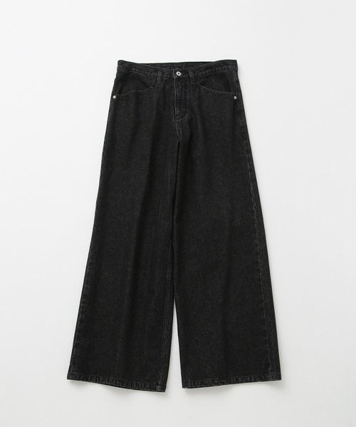 JUNRED（ジュンレッド）の「【 追加生産 】ヴィンテージデニムフラットストレートパンツ（デニムパンツ・メンズ・ブラック/ネイビー・S/M/L）」の10枚目の写真