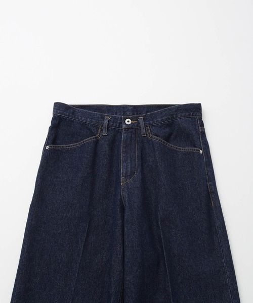 JUNRED（ジュンレッド）の「【 追加生産 】ヴィンテージデニムフラットストレートパンツ（デニムパンツ・メンズ・ブラック/ネイビー・S/M/L）」の13枚目の写真