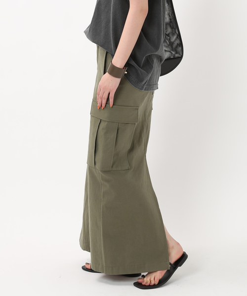 ARMY TWILL（アーミーツイル）の「【ARMY TWILL/アーミーツイル】別注カーゴスカート（スカート・レディース・カーキ/アイボリー・40/38/34/36）」の8枚目の写真