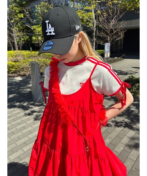 WC(ダブル シー)の「チュールフリルスマホショルダー(スマホグッズ・レディース・グレー/ブラック/ホワイト/レッド/ピンク・FREE)」の5枚目の写真