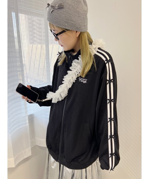 WC(ダブル シー)の「チュールフリルスマホショルダー(スマホグッズ・レディース・グレー/ブラック/ホワイト/レッド/ピンク・FREE)」の11枚目の写真
