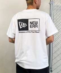 NEW ERA/ニューエラ 半袖Tシャツ 定番ロゴ バックプリント 吸汗速乾 14121830/14121835