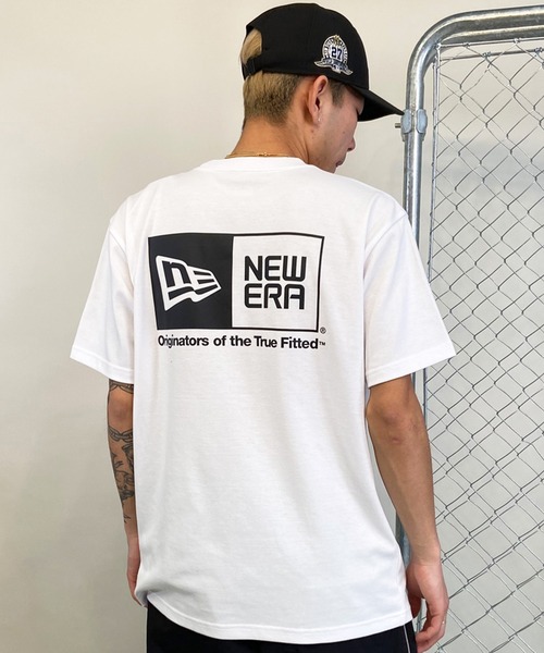 NEW ERA(ニューエラ)の「NEW ERA/ニューエラ 半袖Tシャツ 定番ロゴ バックプリント 吸汗速乾 14121830/14121835(Tシャツ/カットソー・メンズ・ブラック/ホワイト・M/L/XL/2XL)」の15枚目の写真