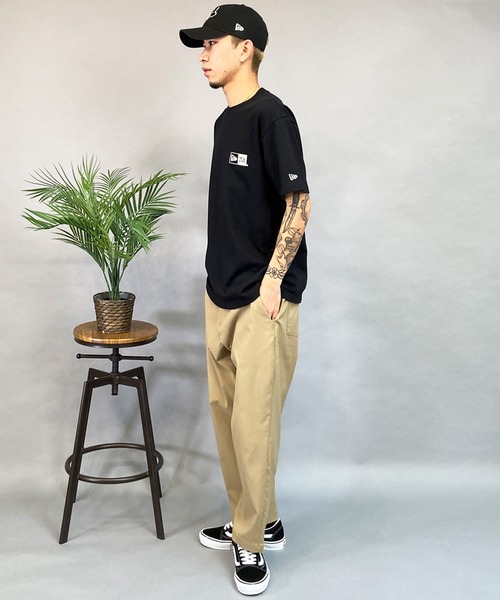NEW ERA(ニューエラ)の「NEW ERA/ニューエラ 半袖Tシャツ 定番ロゴ バックプリント 吸汗速乾 14121830/14121835(Tシャツ/カットソー・メンズ・ブラック/ホワイト・M/L/XL/2XL)」の9枚目の写真