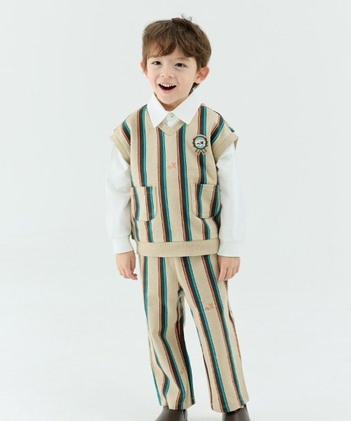 モイモルン ストライプサファリ セットアップ 110 未使用