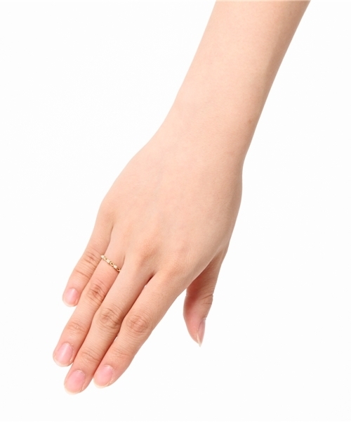 NOJESS（ノジェス）の「K10リング（30153111019）（リング・レディース・ゴールド系その他・#11/#9）」の2枚目の写真