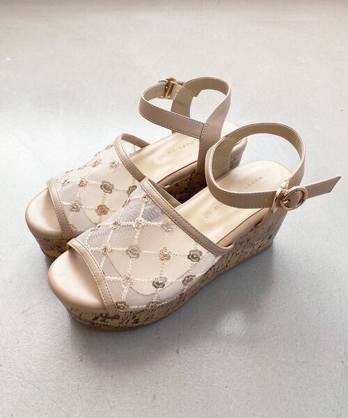 MAJESTIC LEGON（マジェスティックレゴン）の「エンブロイダリーチュールサンダル（サンダル・レディース・ゴールド/ブラック/シルバー・SMALL/MEDIUM/LARGE/X-LARGE）」の22枚目の写真