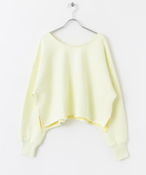 URBAN RESEARCH Sonny Label(アーバンリサーチサニーレーベル)の「AyaKawasaki カットオフスウェット(スウェット・レディース・イエロー/パープル/ピンク・FREE)」の11枚目の写真