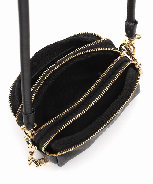 FRAMeWORK（フレームワーク）の「【AULENTTI/オウレンティ】別注アクセサリーポーチショルダーBAG（ショルダーバッグ・レディース・ブラウン系その他/ブラック/レッド・FREE）」の8枚目の写真