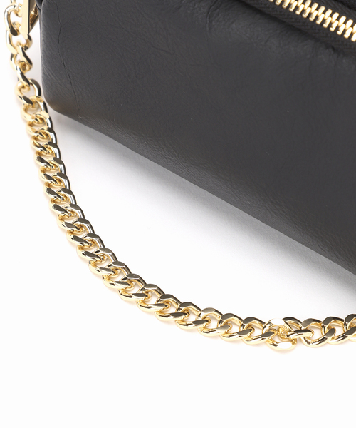 FRAMeWORK（フレームワーク）の「【AULENTTI/オウレンティ】別注アクセサリーポーチショルダーBAG（ショルダーバッグ・レディース・ブラウン系その他/ブラック/レッド・FREE）」の10枚目の写真