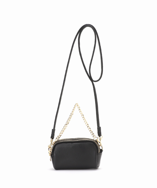 FRAMeWORK（フレームワーク）の「【AULENTTI/オウレンティ】別注アクセサリーポーチショルダーBAG（ショルダーバッグ・レディース・ブラウン系その他/ブラック/レッド・FREE）」の11枚目の写真