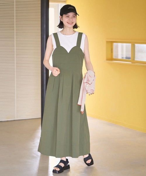 ROPE' PICNIC(ロペピクニック)の「リボンライクワンピース(ワンピース・レディース・ブラック/カーキ・38)」の16枚目の写真